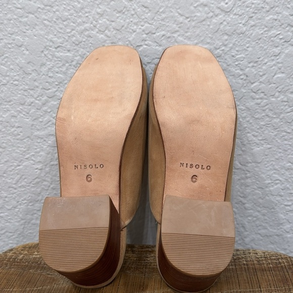 Nisolo Open Toe Paloma Suede Mule Size 6 - Picture 6 of 6